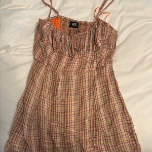 Urban outfitters plaid dress
